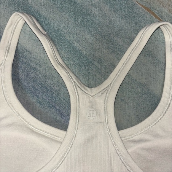 Lululemon Ebb To Street Tank II Women's Size 12 white opal - Picture 6 of 8
